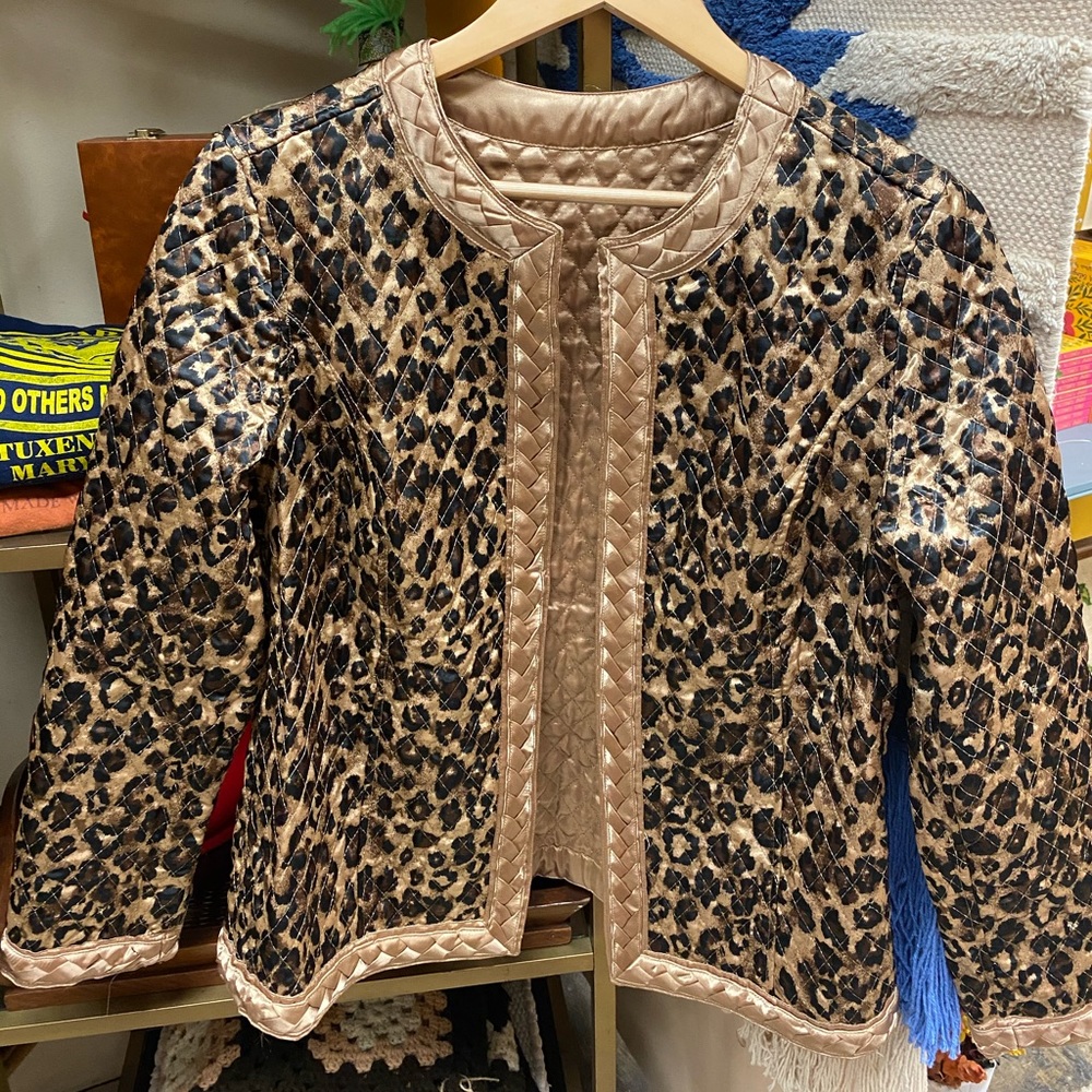 *SOLD* Reversible Leopard Gold
